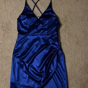 Jr Navy satin dress size 11